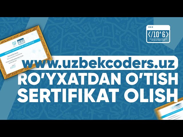 Uzbekcoders.uzʼdagi bepul xalqaro kurslar soni 25 taga yetdi